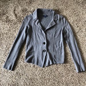 Gap sweater cardigan w/ buttons, collar & pockets